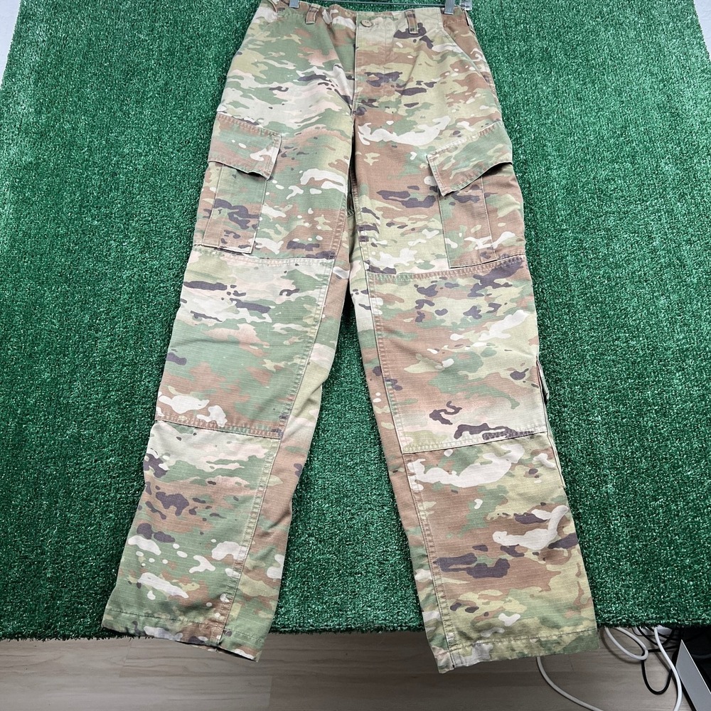 Military Multicam Cargo Pants Men's Small Reg 30x32 Insect Shield Ripstop Canvas - Picture 5 of 9
